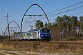 Dans les courbes au sud de Morcenx, voici la Z 7311 en tête de cette UM le 18.03.2009